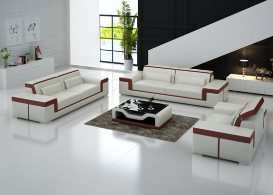 Sofa 3+1+1 Sofagarnitur Sitzer Set Design Polster Couchen Couch Modern