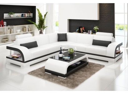 Moderne Sofa Eckgarnitur L Form Polster Ecke Designer Couch Sitz Möbel