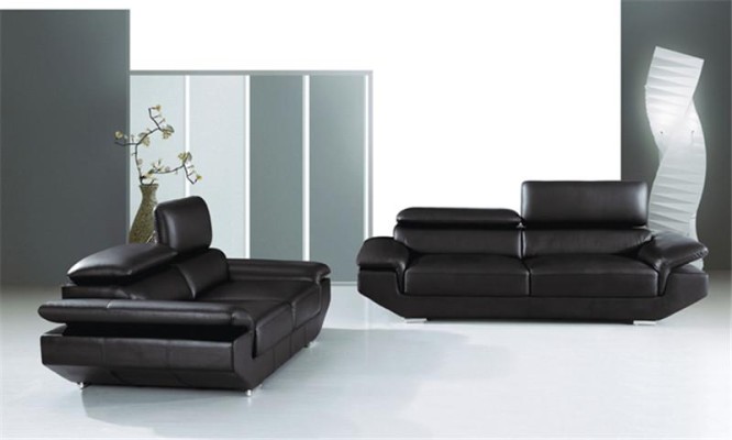 Luxus Möbel Sofagarnitur Couch Sofa Polster 3+2 Ledersofa Couch Set Garnitur