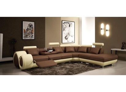 Sofa Ecksofa Couch Polster Sitz Wohnlandschaft Garnitur L-Form Stoff