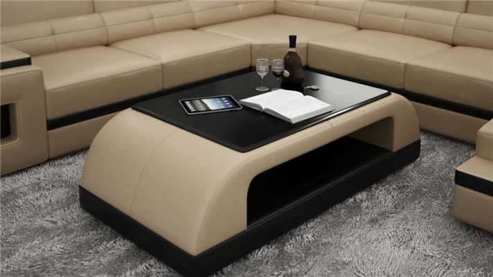 Leder Couchtisch Moderner Tisch Moderner Glastisch Design Tische Glas