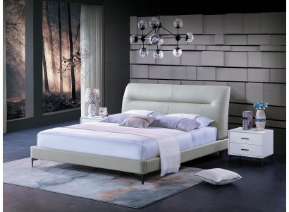 Bett Polster Design Luxus Doppel Hotel Betten Leder Schlaf Zimmer Luxus