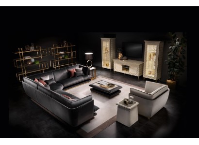 Design Möbel Couch Sofagarnitur Couchen Sofa Garnituren 4tlg. Set arredoclassic