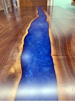 Epoxidharz Esstisch River Table 240x100 Flusstisch Neu Echtes Holz Tische