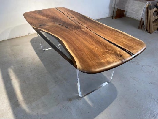 Couchtisch River Table Echtes Holz Epoxidharz Flusstisch Tische Massiv