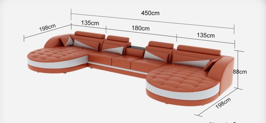 Corner sofa Design Corner suite Corner sofa Sofa Living landscape Couch Upholstery Table USB