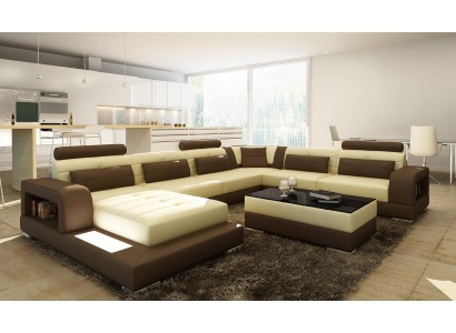 Большой дизайнерский U образный диван для гостиной