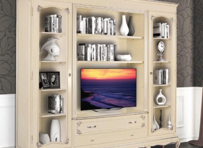 Wohnzimmer Wandregal tv Schrank Schränke Regal Holz Wohnzimmer Möbel Regale Neu