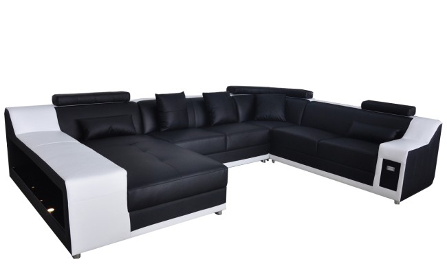 U образный дизайнерский мягкий угловой диван