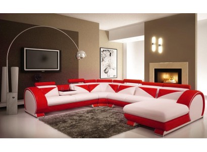 Большой дизайнерский угловой U образный диван