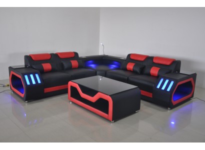 L образный современный дизайнерский диван 