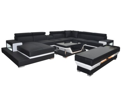 U образный угловой диван + стол + RTV в отличном дизайне для гостиной 