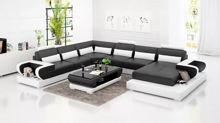 Eckgarnitur Ecksofa Sofa Couch Polster Sofas Neu Couchen Wohnlandschaft Designer