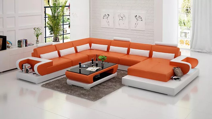 Eckgarnitur Ecksofa Sofa Couch Polster Sofas Neu Couchen Wohnlandschaft Designer