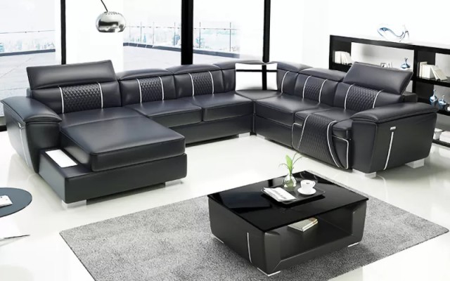 Design Couch Ecksofa Eckgarnitur Sofa Sofas Couchen Tisch 2tlg. Wohnlandschaft