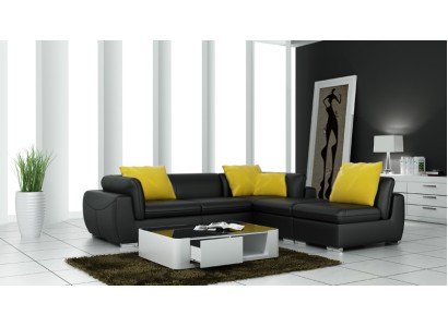L образный диван для гостиной в привлекательном дизайнерском стиле