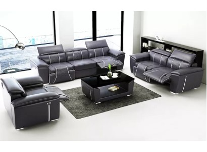 Sofagarnitur 321 Sitzer Set Design Sofa Couchen Polster Couch Modern Tisch Neu