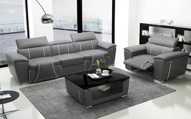 Sofagarnitur 321 Sitzer Set Design Sofa Couchen Polster Couch Modern Tisch Neu