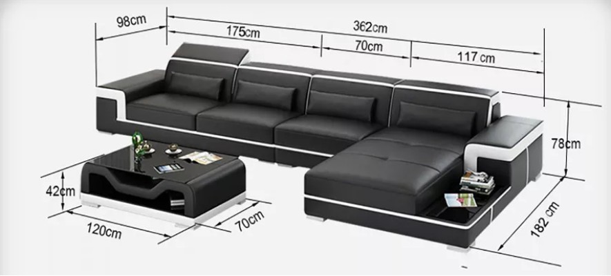 Design Eckcouch Ledergarnitur Wohnzimmer Ledercouch Sofa Polster Couchen Sofas