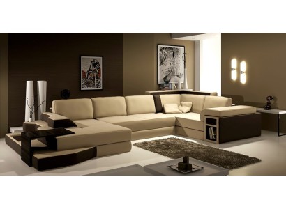Большой качественный дизайнерский U образный диван 