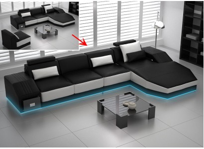 L образный современный диван для гостиной 