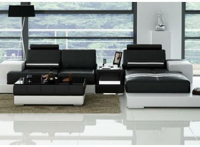 L образный угловой дизайнерский диван для гостиной 