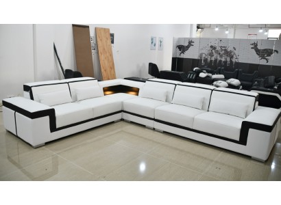  Ledersofa U-förmiges Sofa Modernes Sofa Wohnzimmer-Sofa Modernes Sofa