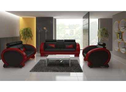 3-местный мягкий удобный диван в современном дизайне 