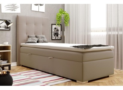 Luxus Boxspring Bett Hotel Betten Polster Funktion Bettkasten 90x200cm