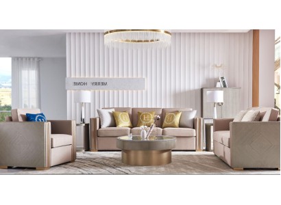 Sofagarnitur Polster 311 Sitzer Set Design Sofas Couchen Textil Modern Garnitur