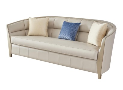 Sofagarnitur 4+1+1 Sitzer Wohnzimmer Kunstleder Polstermöbel Luxus Sofa