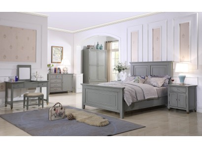 Schlafzimmer Möbel Komplette Sets Bett Nachttisch Kleiderschrank Tisch Neu 6tlg.