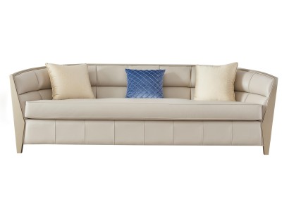 Большой трехместный новый диван из искусственной кожи 