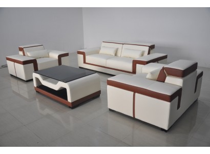 Гостиный комплект дизайнерский современных диванов 3+2+1