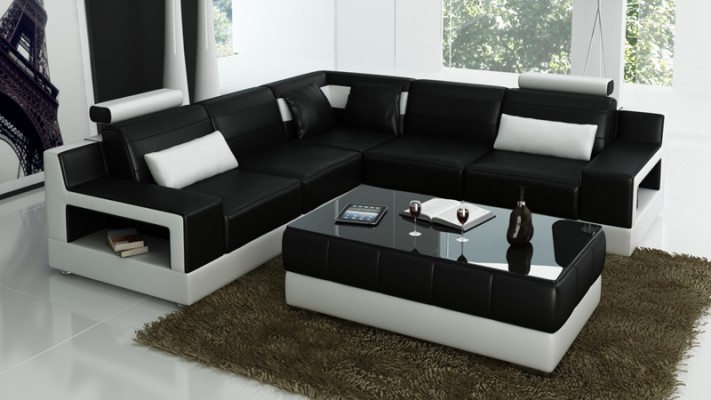 Modern Designer Premium Leder Ecksofa Höchster Komfort und zeitlose Ästhetik