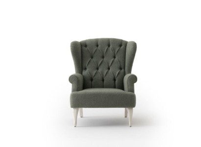 Кресло дизайнерское в изысканном стиле Честерфилд премиум качества