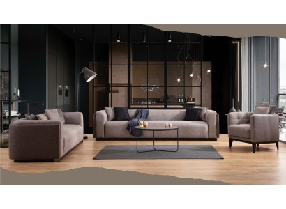 Sofagarnitur 4 3 Sitzer Design Couch Polster Sofas Modern Gruppe Set