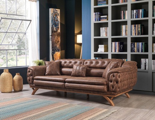 Sofagarnitur 3 3 1 1Sitzer Couch Polster Chesterfield Garnituren Sitzmöbel