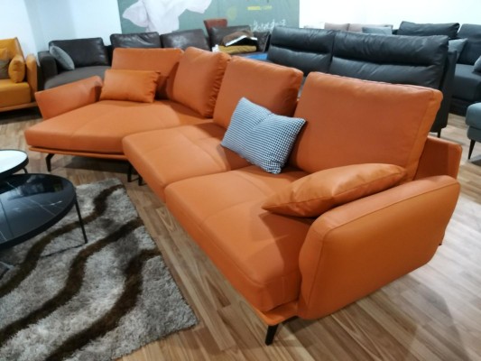 Ecke Ecksofa L-Form Wohnlandschaft Sofa Couch Polster Garnitur Leder Stoff Sofas