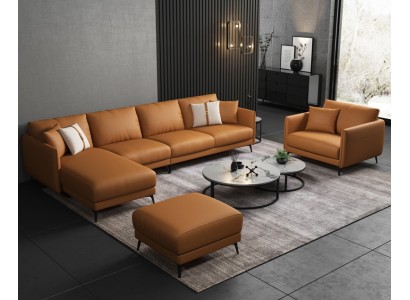 Wohnlandschaft Garnitur Design Modern Sofas Moderne Ecksofa Ledersofa Couch Neu