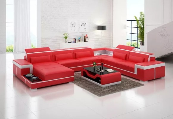 Corner sofa design modern living room furniture corner sofa leather upholstered couch