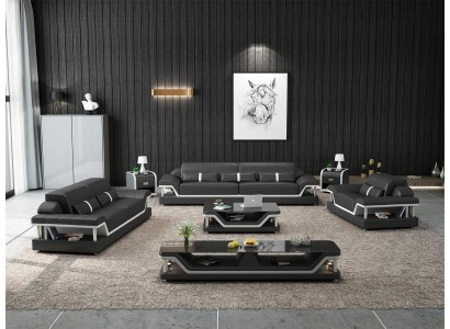 Дизайнерский комплект диванов в современном стиле 3+2+1 для вашей гостиной