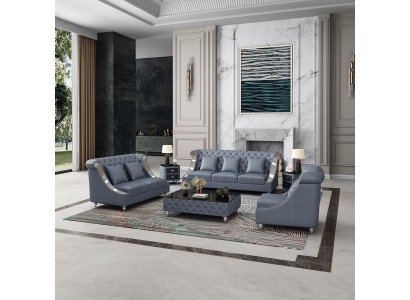 Sofagarnitur 3 2 1 Sitzer Set Design Sofa Couchen Polster Couch Modern