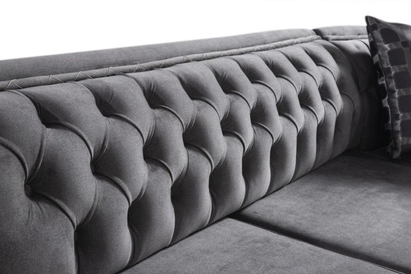 Modernes Sofa L-förmiges Textilsofa Wohnzimmerset Design Modernes Sofa Ecksofa