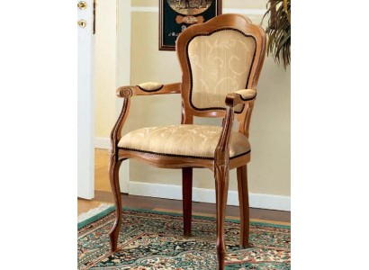 Деревянный классический стул дизайнерский обеденный стул с подлокотниками 