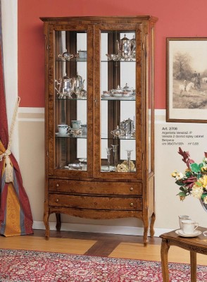 Витрина стеклянная итальянская роскошная мебель витринный шкаф для гостиной