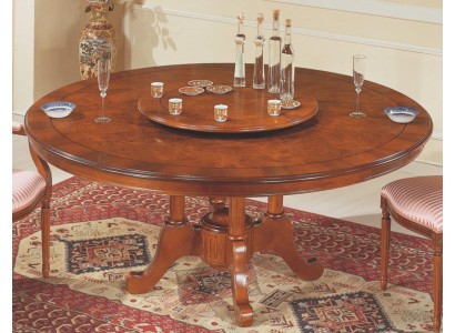 Большой круглый обеденный стол Итальянская мебель столы для столовой из дерева