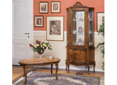 Vitrine Anrichte Schränke Design Italienische Möbel Schrank Luxus Barock Holz