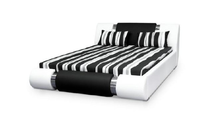 Wasserbett Bett Betten Doppelbett Rundbett Ehebett Leder Design Polster Neu Riva