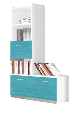 Kinderzimmer Turkis Modern Schrank Kommode Holz Tisch Schlafzimmer Jugend 5tlg